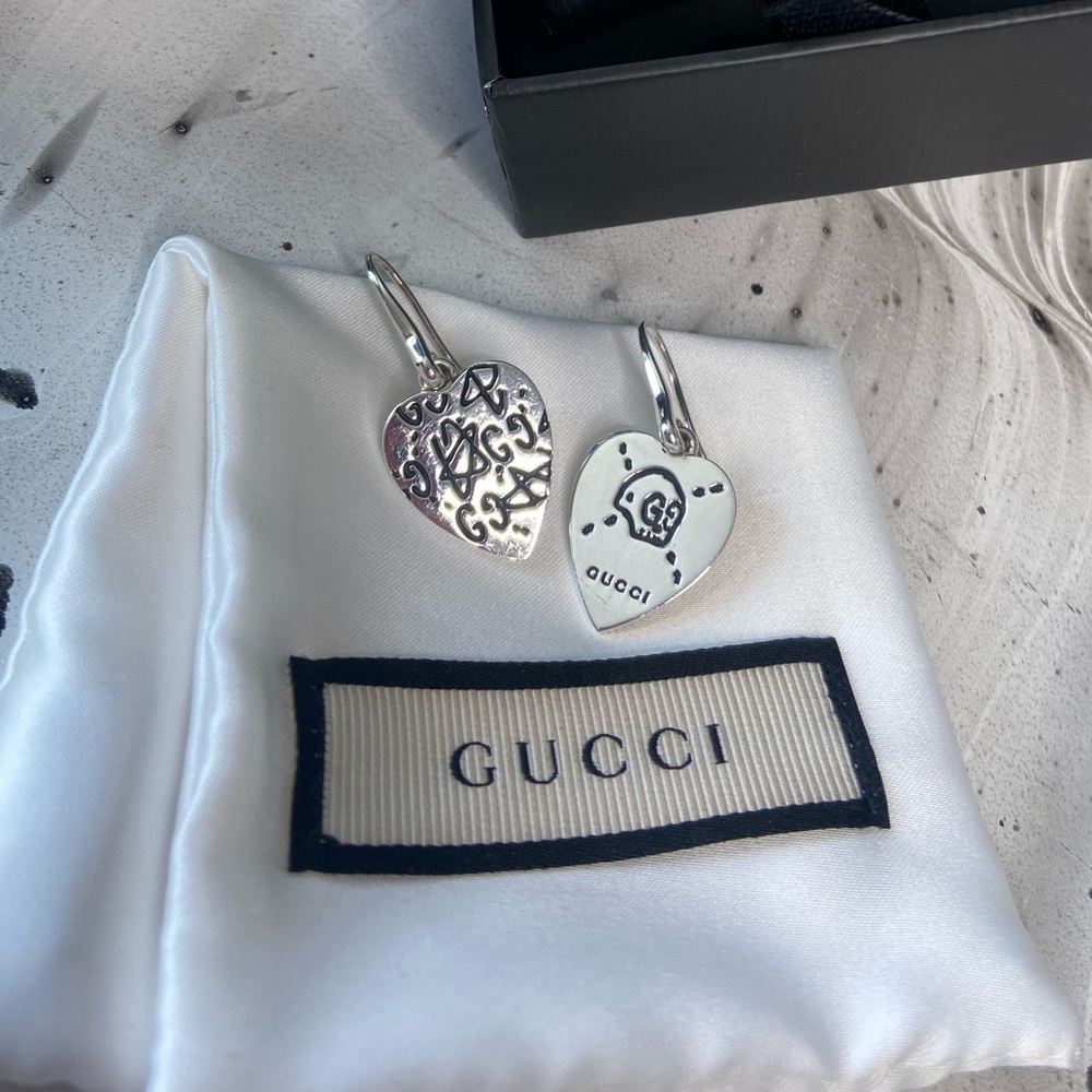 GUCCI GHOST HEART STERLING SILVER!!!! COLLECTORS EDITION ❣️